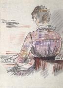 Edouard Manet Femme Jouant du piano (mk40) painting